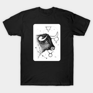 Taurus Zodiac Sign T-Shirt